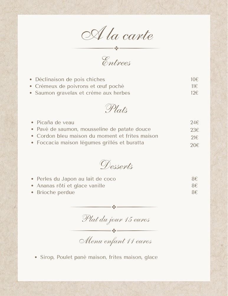 Chez Lily - Menu Image 3